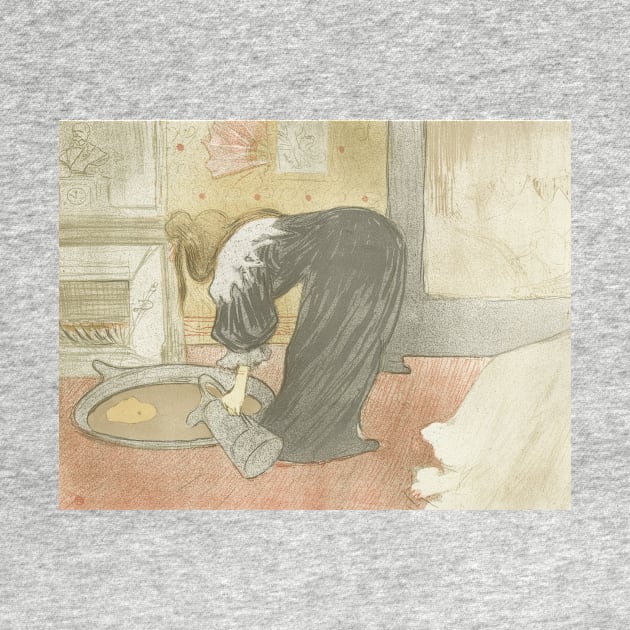 Elles - Woman at the Tub by Henri de Toulouse-Lautrec by Classic Art Stall